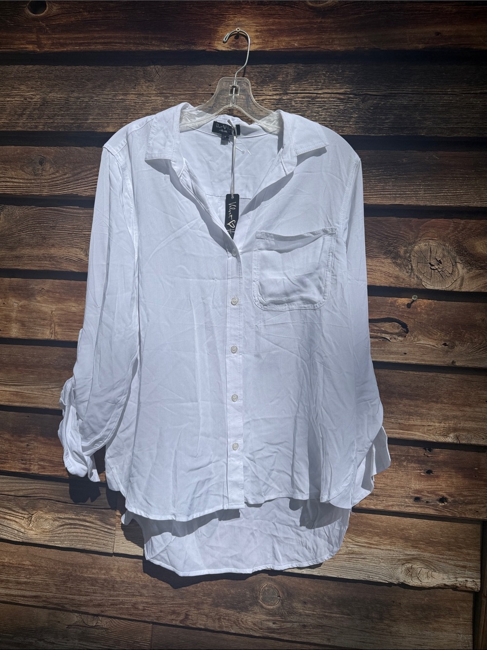 Velvet heart shirt high low